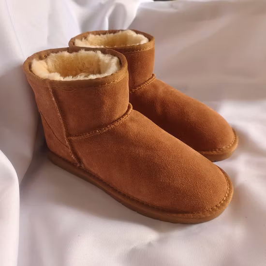 Botas de neve Uggh femininas e femininas de inverno personalizadas moda casual botas de neve até o tornozelo